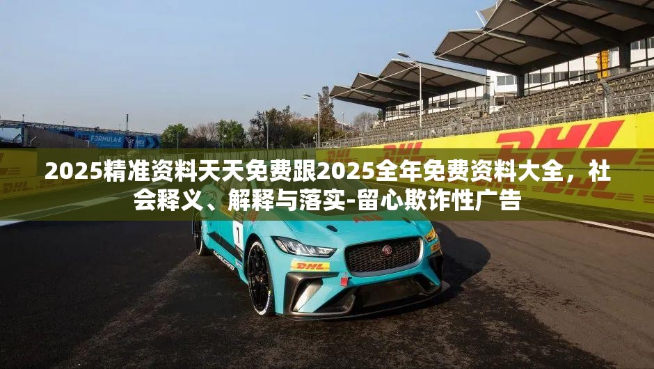 2025精准资料天天免费跟2025全年免费资料大全，社会释义、解释与落实-留心欺诈性广告